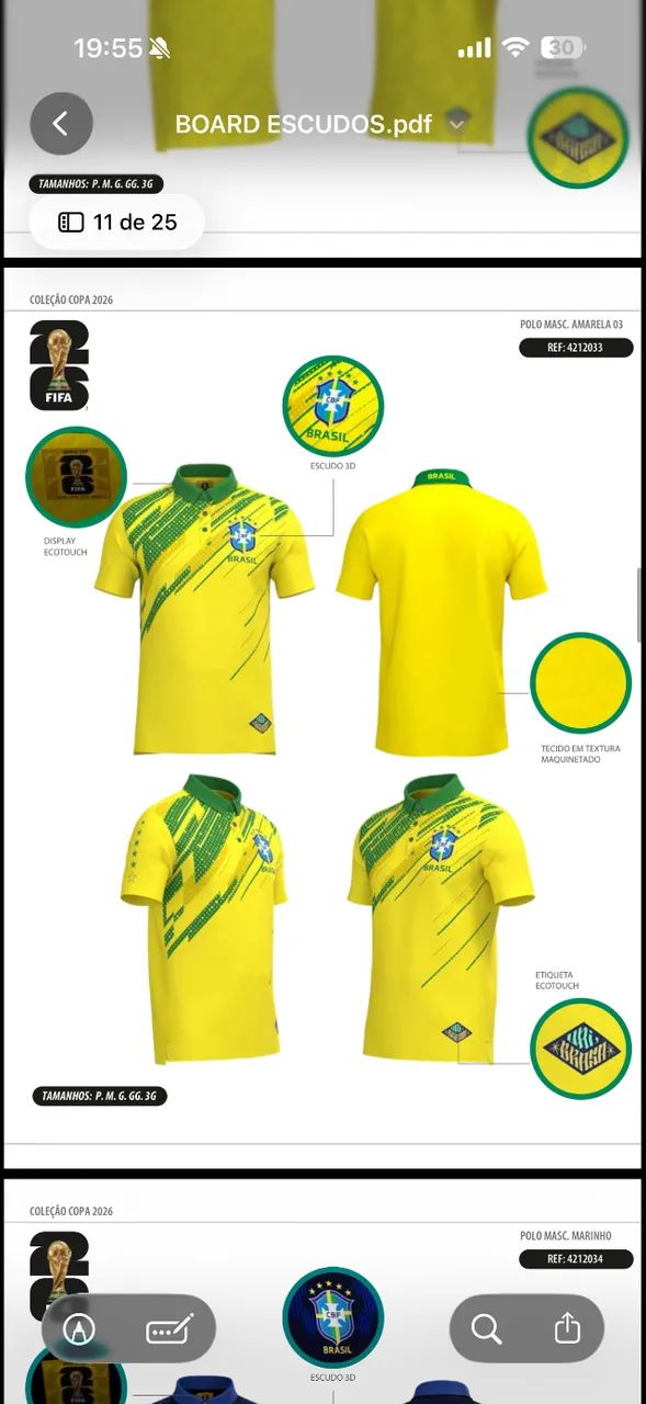 Camisas Polo Brasil 2026 - Foto 5