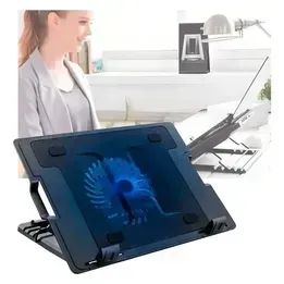 Suporte De Notebook Ventilação Com Cooler Led Resfriador - Foto 4