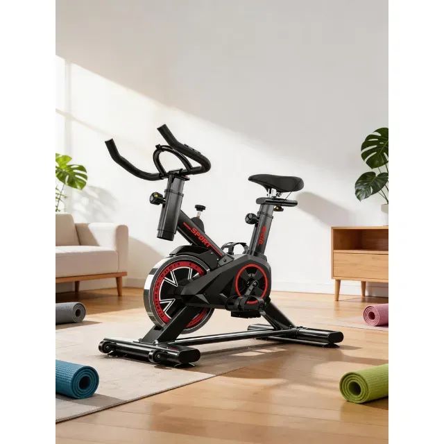 Bicicleta Ergométrica Spinning c/ garrafa - SH TOOLS - Foto 3