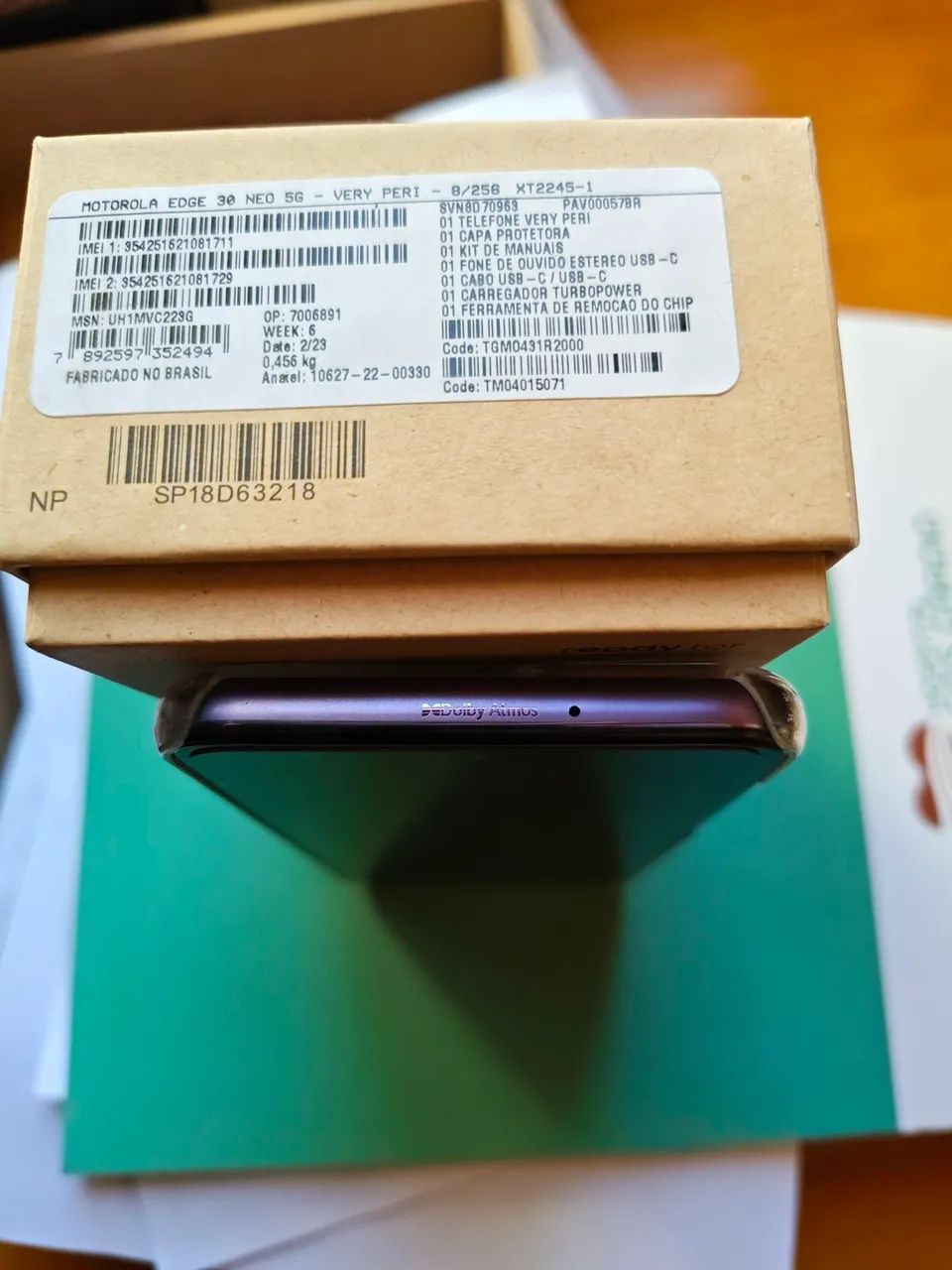 MOTOROLA EDGE 30 NEO + capa + película+ fone de ouvido  - Foto 3