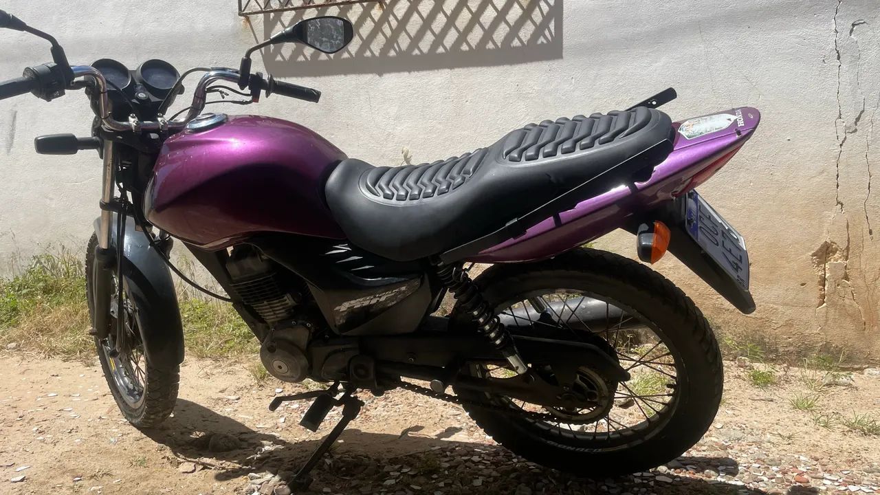 CG 125 com partida elétrica 