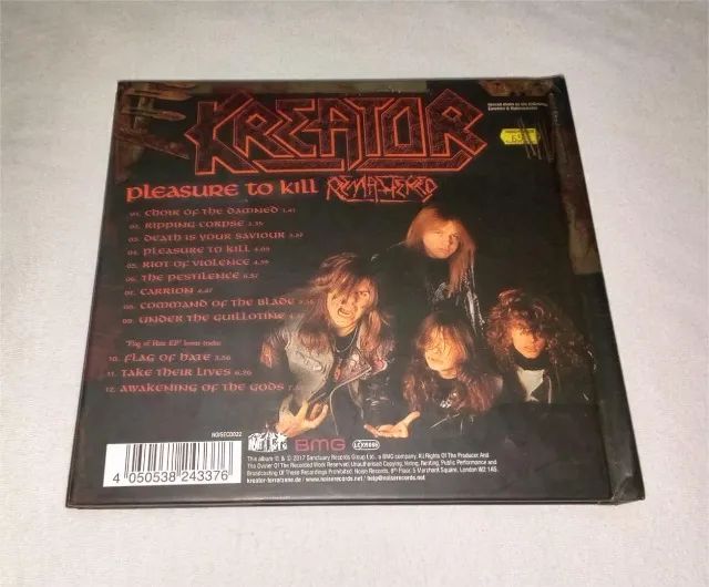 Kreator - Pleasure To Kill - Cd Digibook - Importado Europa - Foto 2