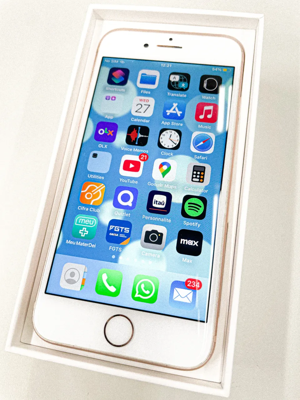 iPhone SE 64GB Model A1723 Space Gray MLM62BZ/A Com caixa