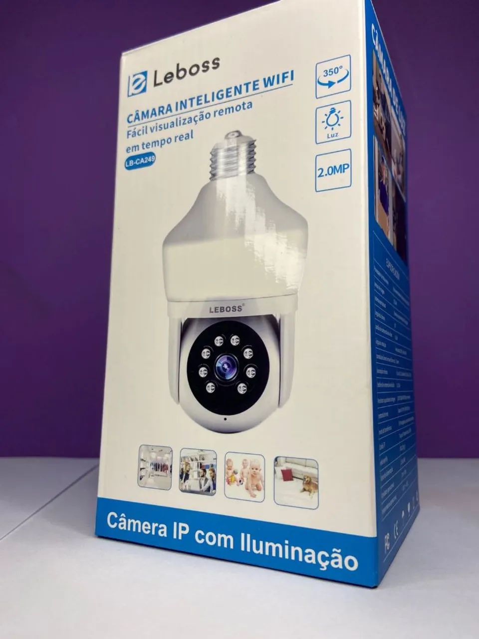 Câmera inteligente wi-fi - monitoramento remoto via celular  - Foto 2