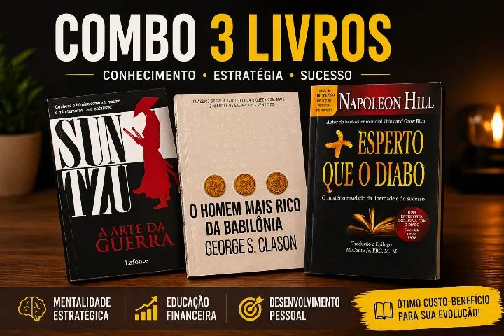 Combo com 3 Livros - Foto 2