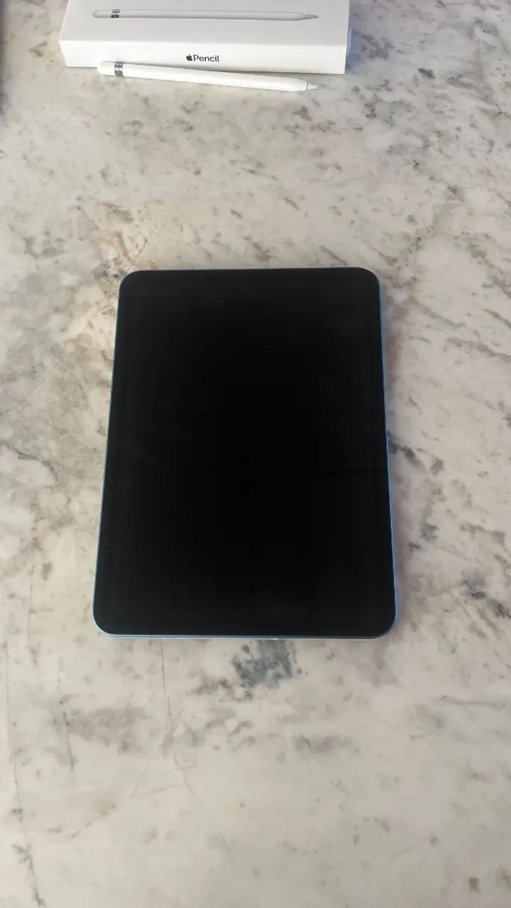Ipad 10ª geração (azul) + Magic Keyboard Folio + Apple pencil 1ª