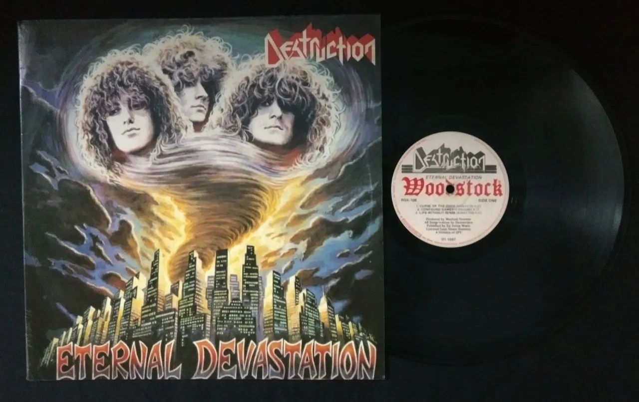 Lp Destruction - Eternal Devastation Nacional Woodstock 1987