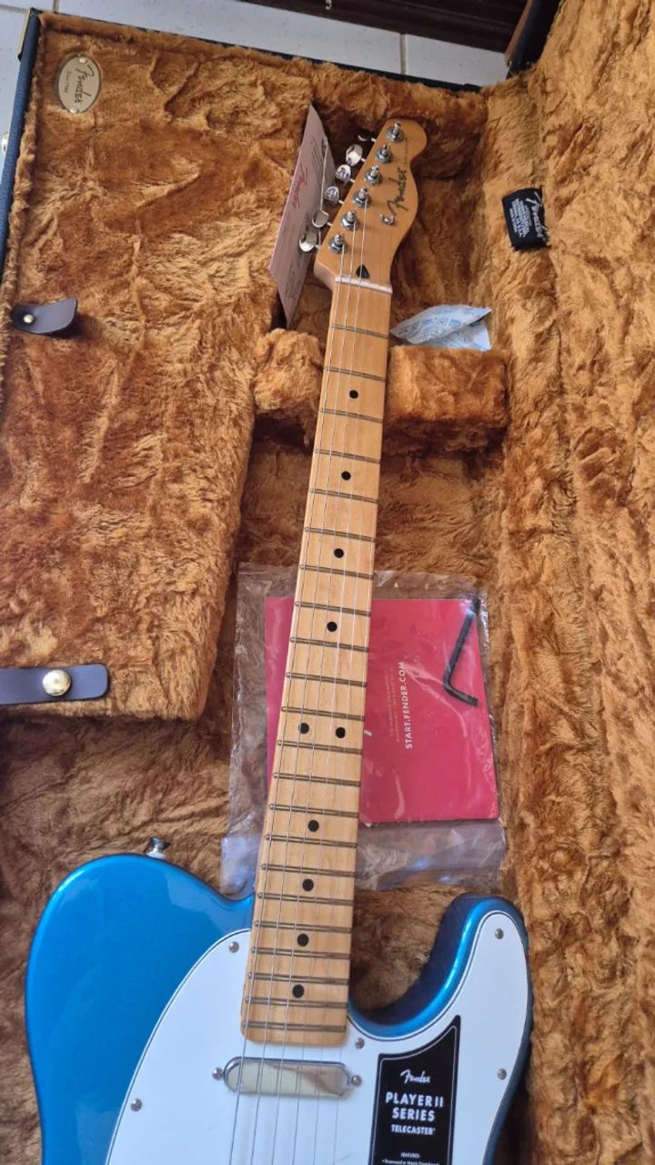 Fender player ii Telecaster 【本体のみ、ケース無】 Fender Player II Telecaster Aquatone Blue エレキギター【現物画像