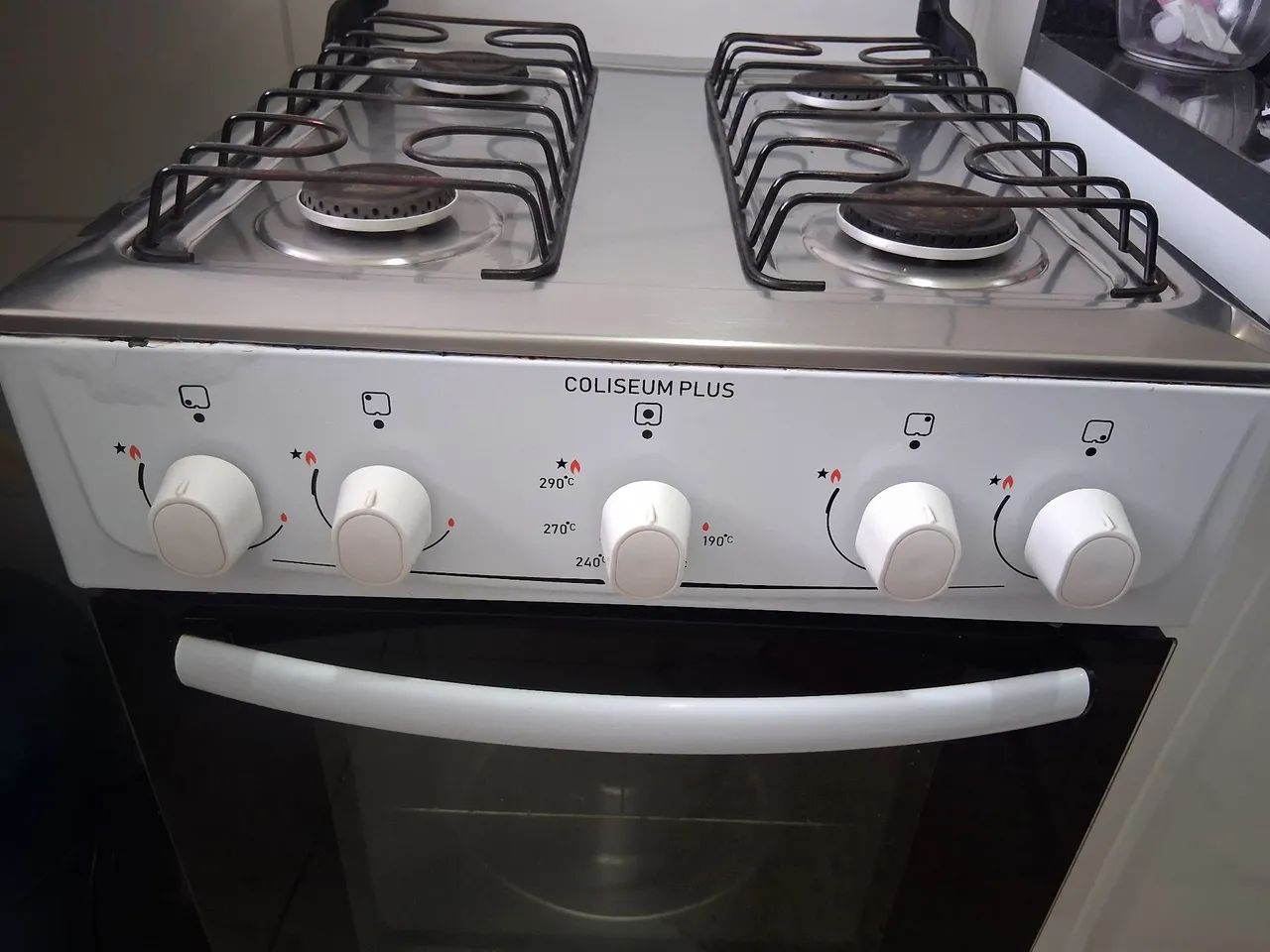 Fogao 4 bocas Nao é automático  - Foto 4