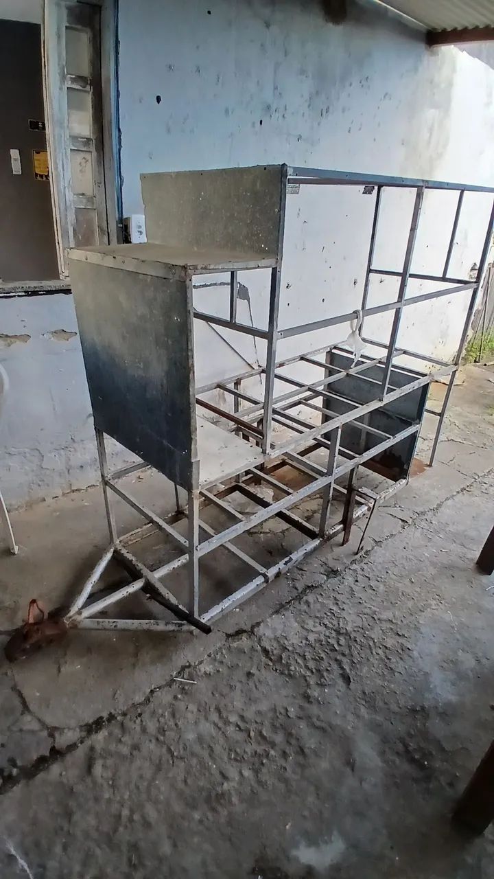 Estrutura de carretinha de lanche 
