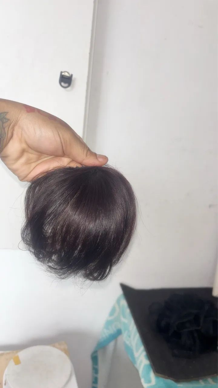 Franjas de cabelo 100% humano 