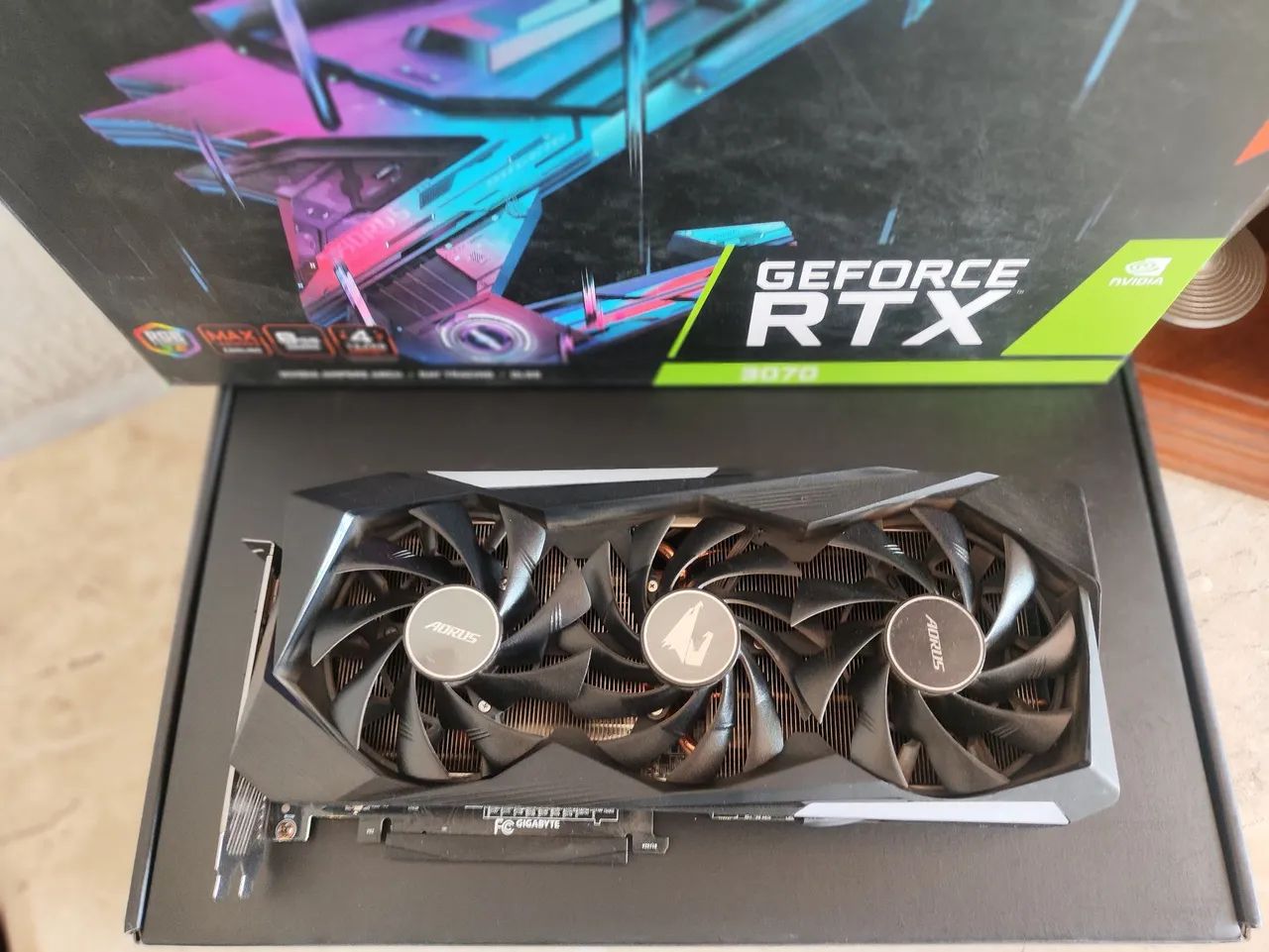 Placa de video RTX 3070 Aorus Master - Foto 5