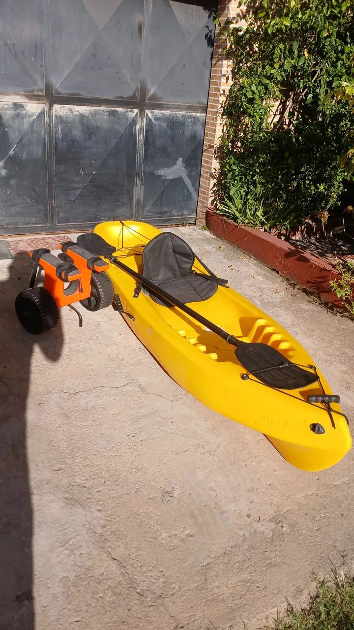 Caiaque pinguim com carrinho de Transporte 