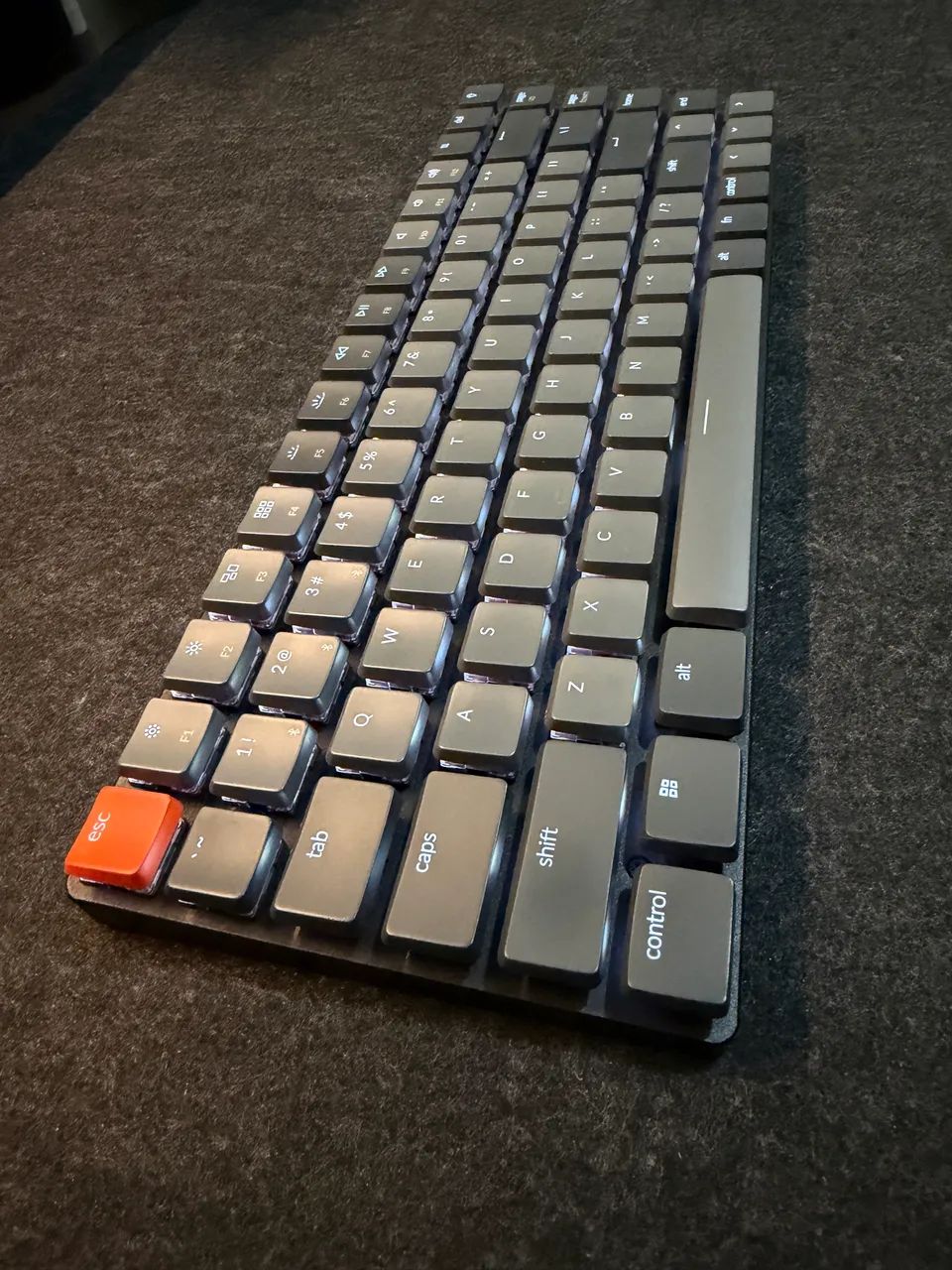 Teclado Keychron K3 v2 Switch Red Impecável  - Foto 2