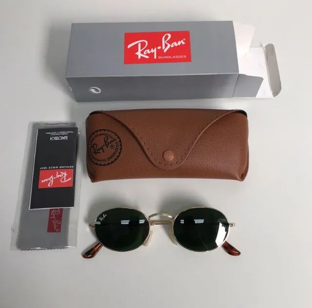 óculos de sol ray ban oval g15  - Foto 2