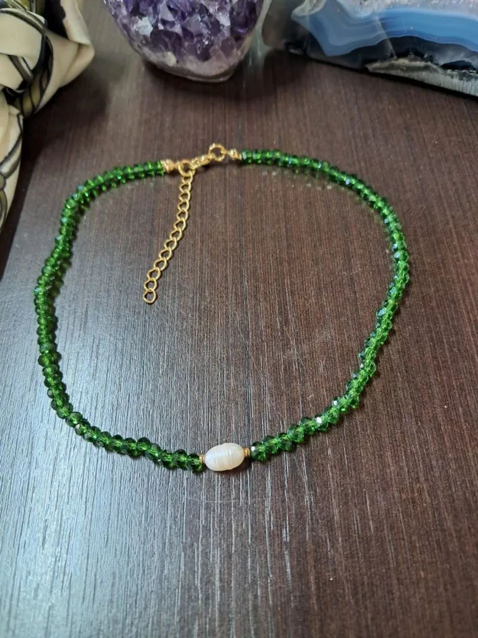 CHOKER CRISTAL VERDE  - Foto 2
