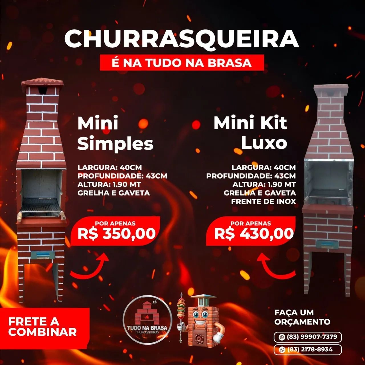 Churrasqueira direito da fábrica  - Foto 2