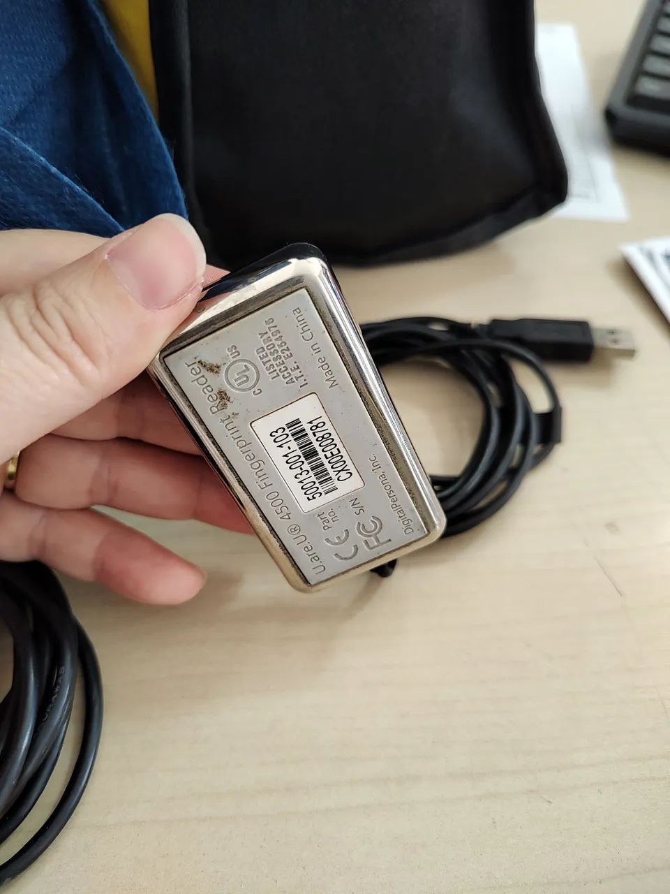 Leitor biométrico 