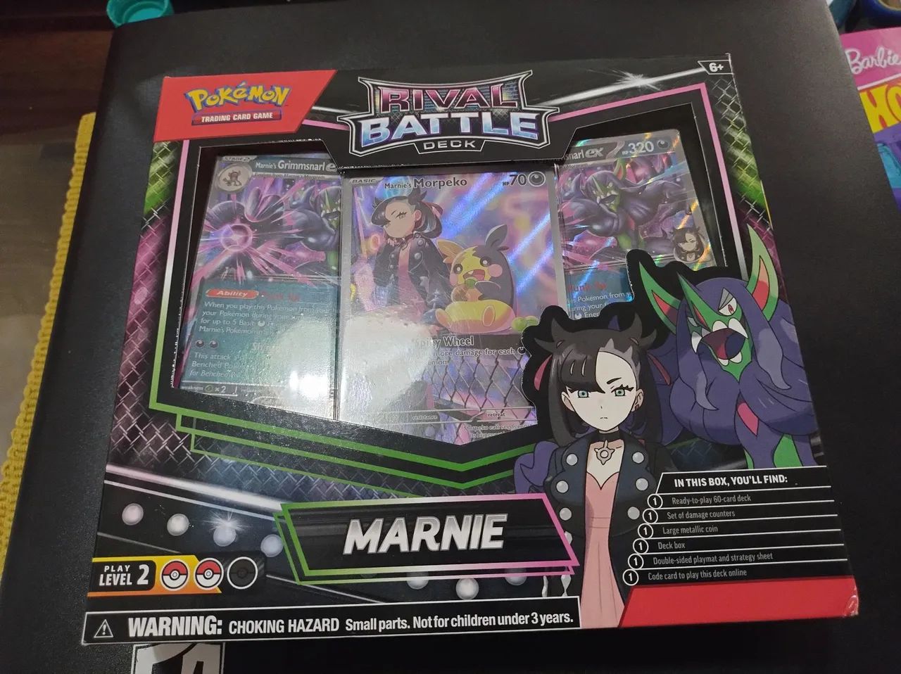 Pokémon Deck Battle Marnie em inglês 