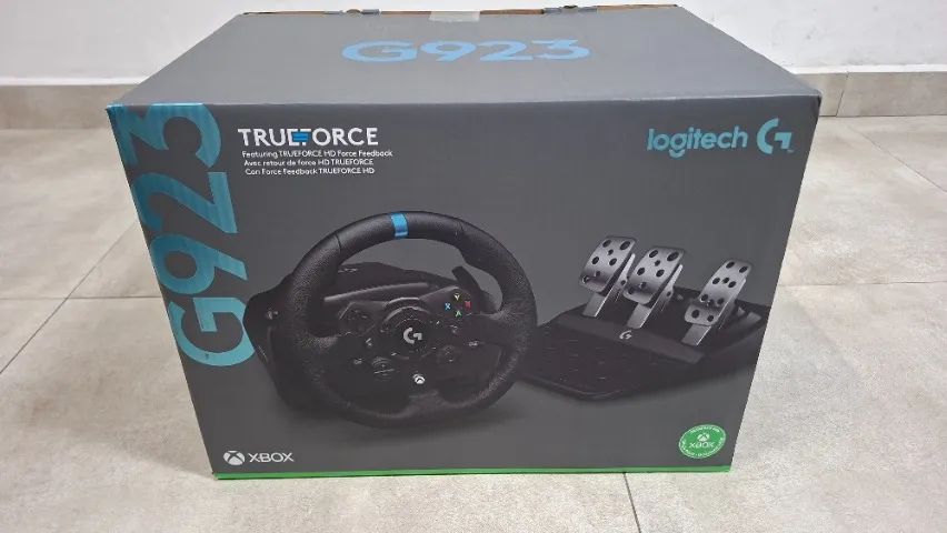 Volante Logitech G923 Loadcell e mod paddle shift magnético compatível com xbox e pc - Foto 5