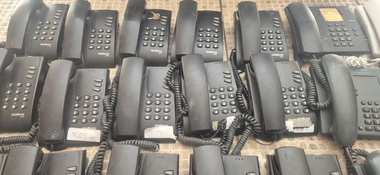 Lote telefone com fio 22 unidades + acessórios - Foto 4