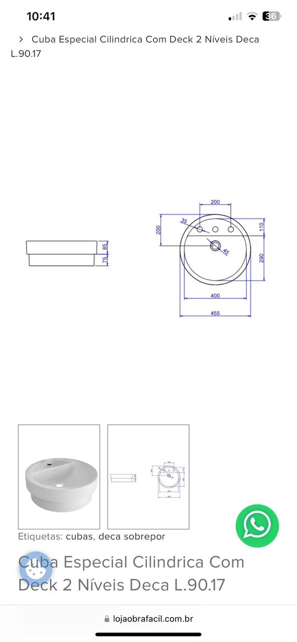 Cuba Encaixe Deca - Foto 6