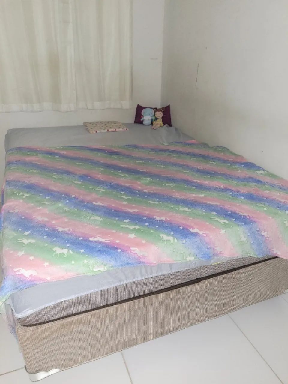 Cama box casal (BASE + COLCHÃO DE MOLAS ENSACADAS - Foto 2