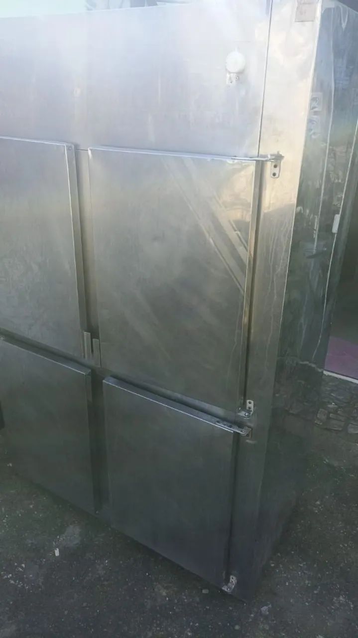 Câmara fria 4 portas em inox 127v TOP Entrego  - Foto 3