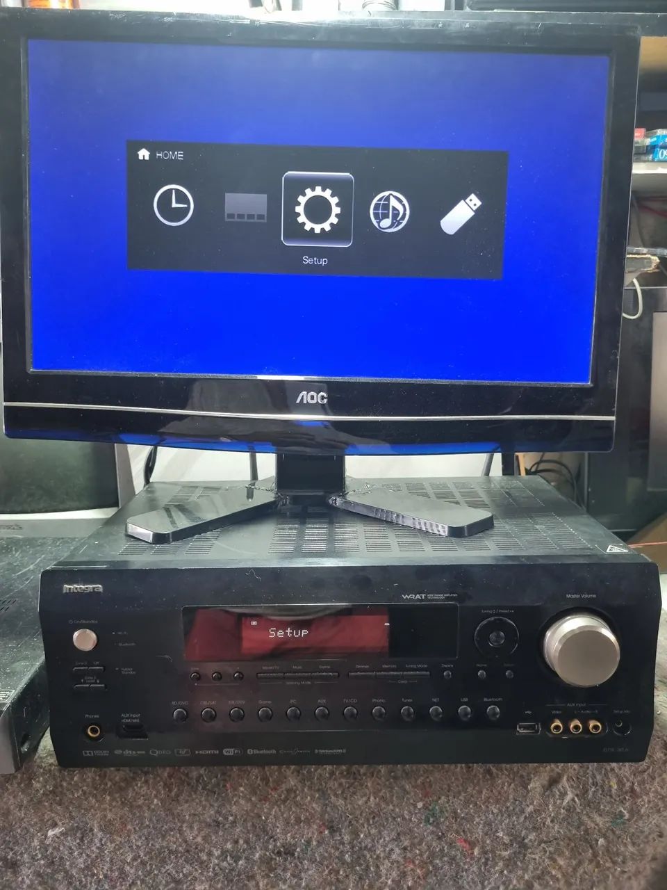 RECEIVER INTEGRA DTR 30.6 4K 7.2 5:2:2 95 a 120w BLUETOOTH WI-FI Z-2PHONO sem controle<br><br> - Foto 6