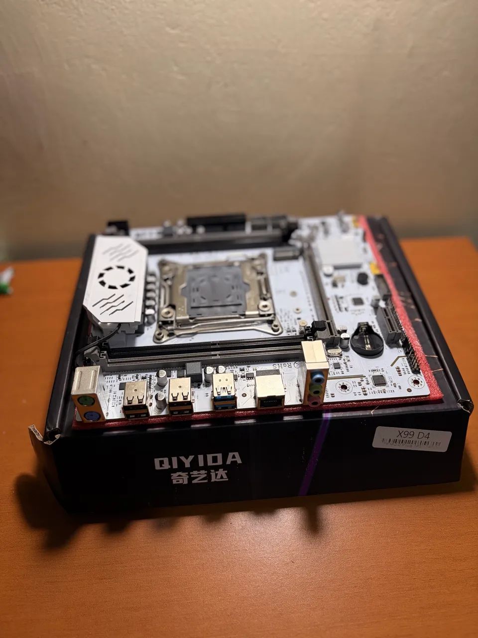Placa-mãe QIYIDA X99 D4 ? Nova, Nunca Usada - Foto 5