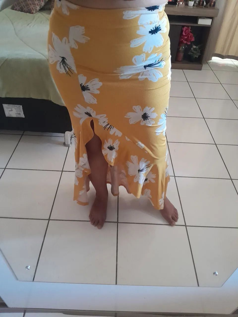 Saia longa com fenda n° 44 - Foto 4