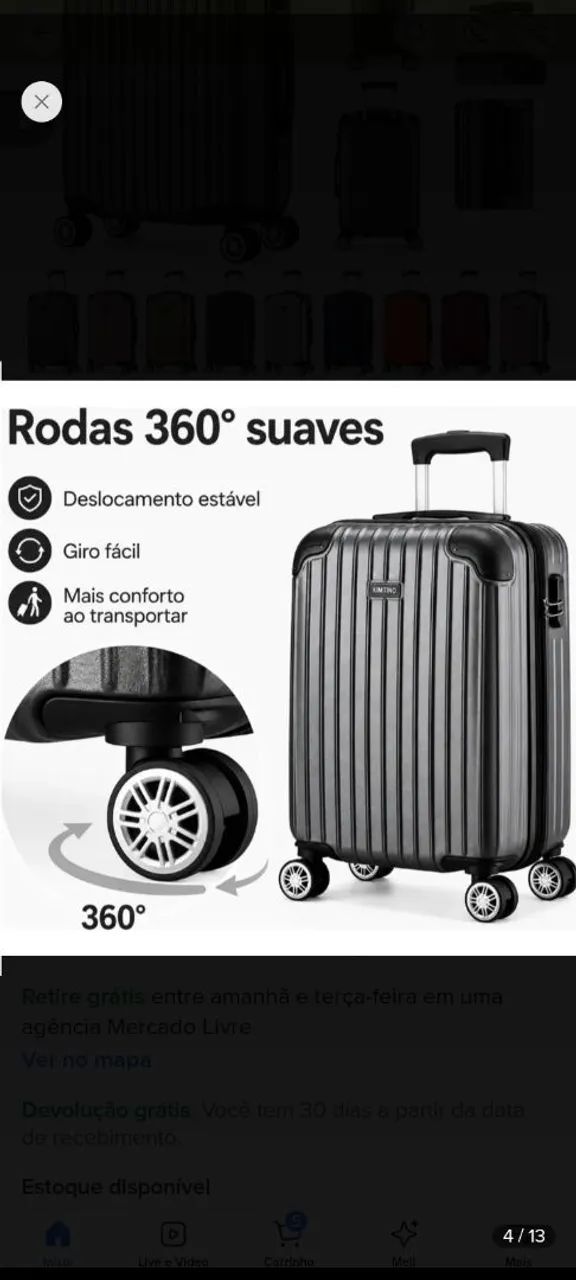 Malas 10 kilos a bordô  - Foto 3