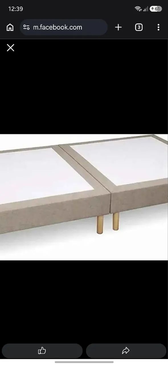 Cama box solteiro com colchão  - Foto 3