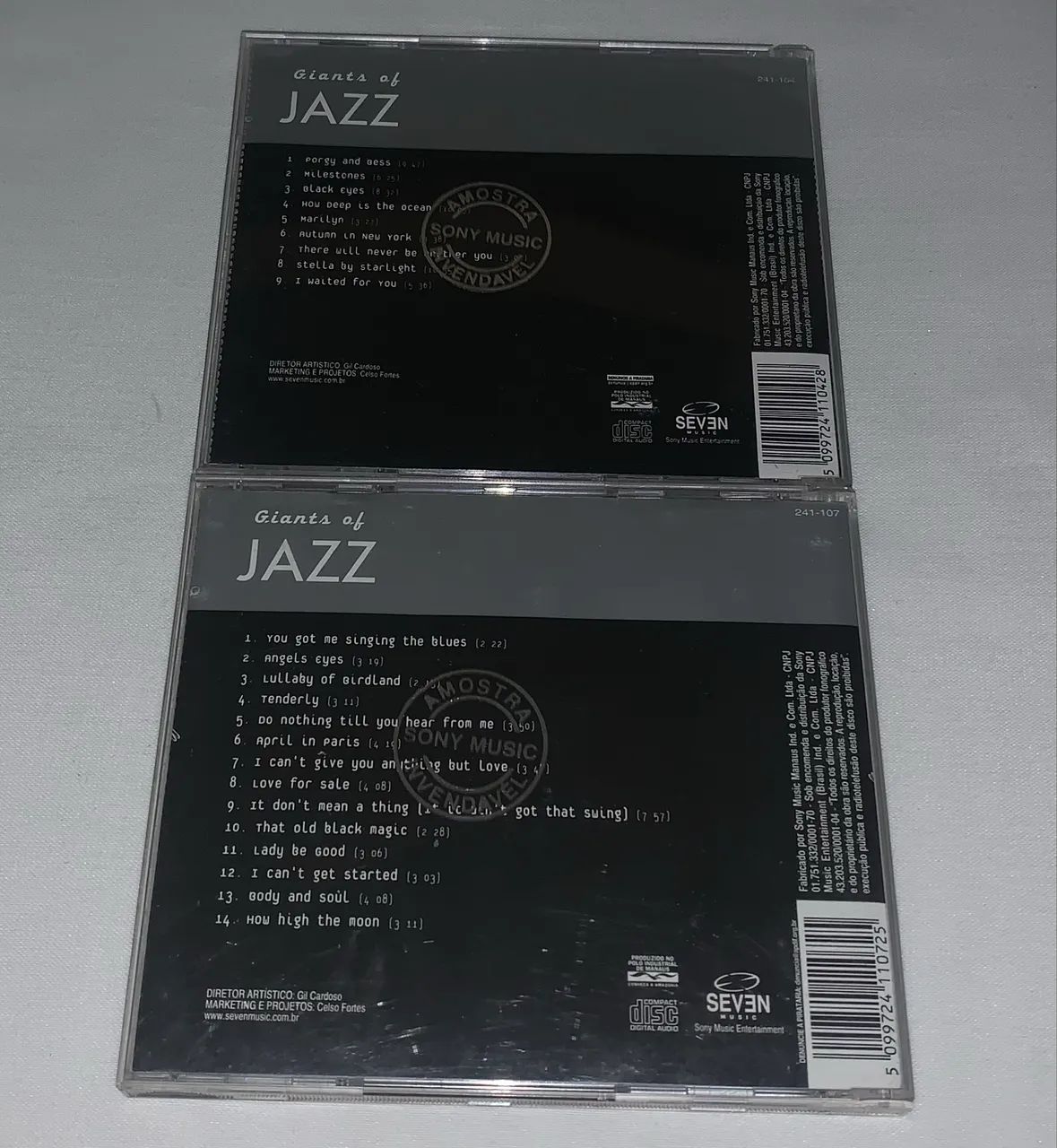 2 CDs Giants of Jazz Chet Baker e Ella Fitzgerald impecáveis  - Foto 4
