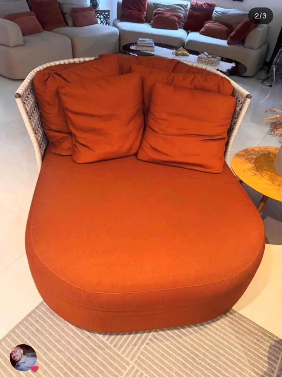 Chaise Long Kamari Artefacto - Design Orgânico e Exclusividade. - Foto 2
