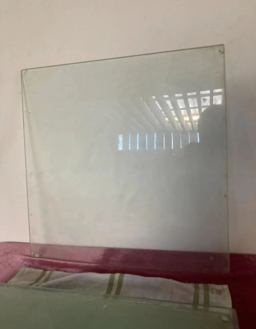 9 peças de vidro 40x40 4mm PRA VENDER LOGO!! casa decoração construção reforma