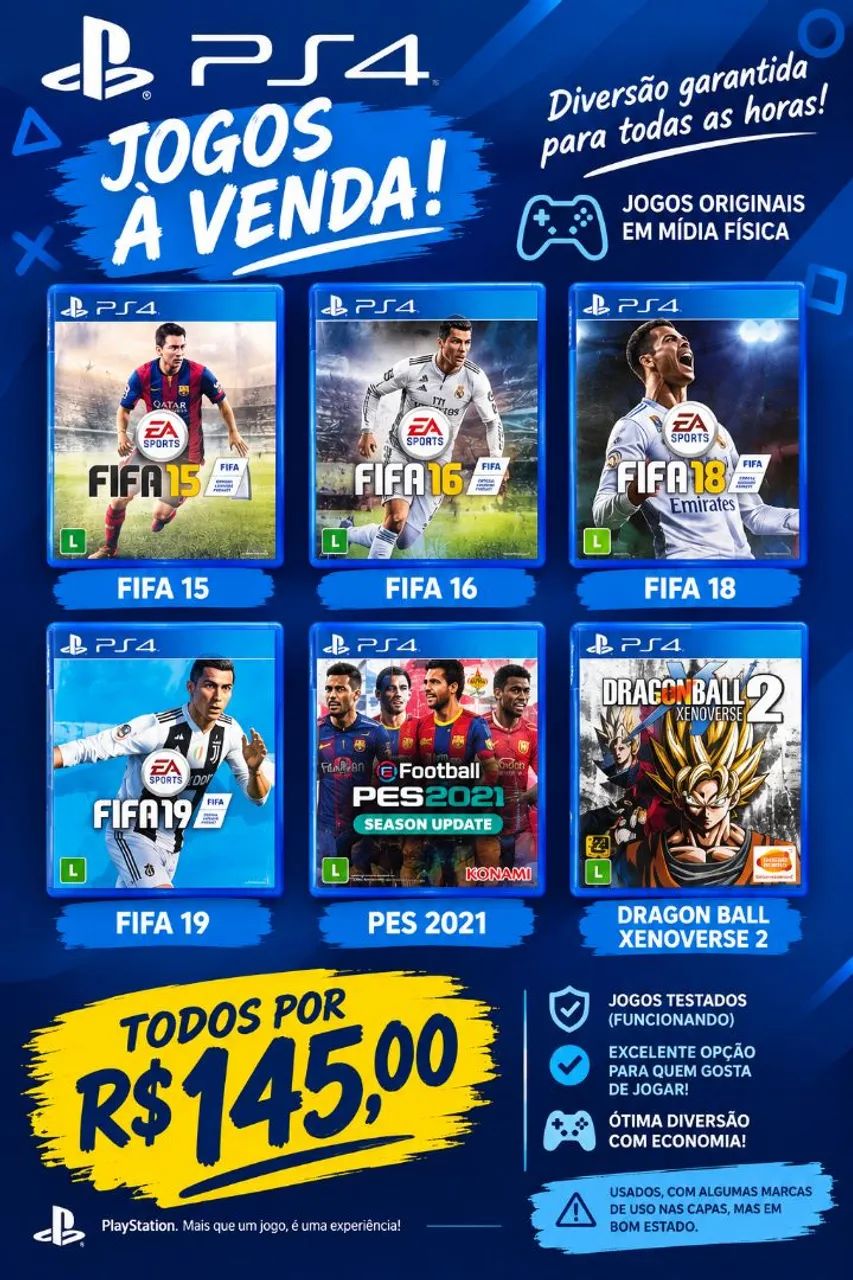 Jogos PS4 
