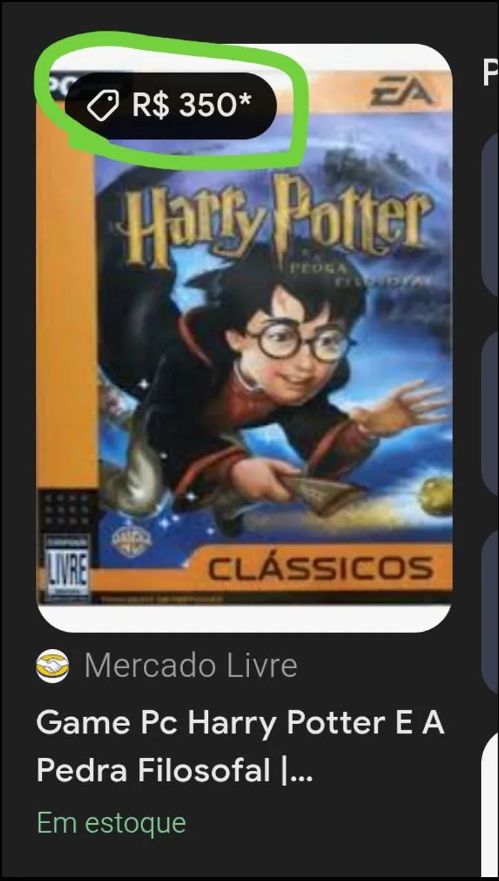 Jogo Harry Potter E a Pedra Filosofal Clássico Vintage 2001 - Jogos de ...