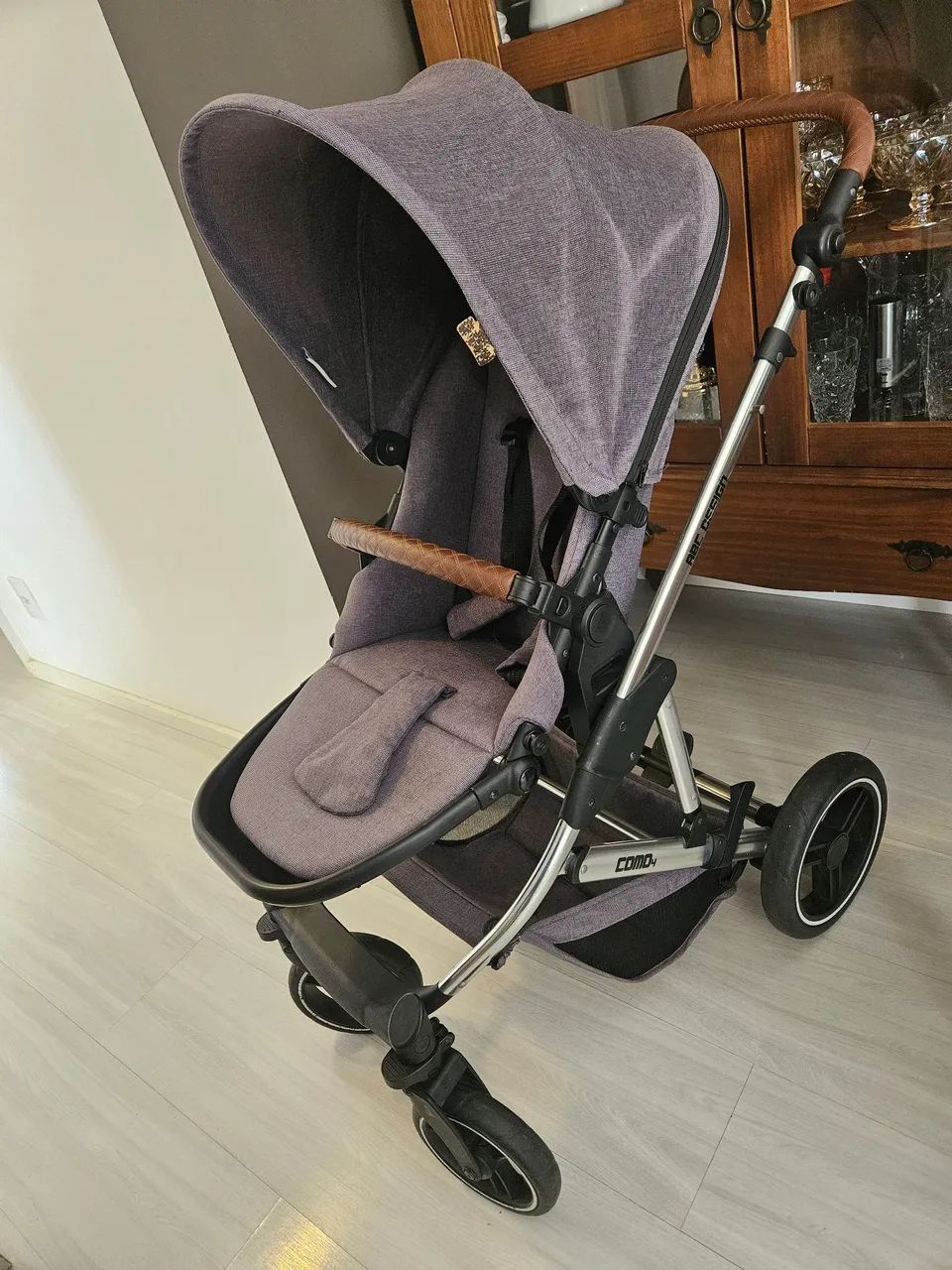 Carrinho ABC DESIG COMO 4 com moises e bebe conforto.  - Foto 2