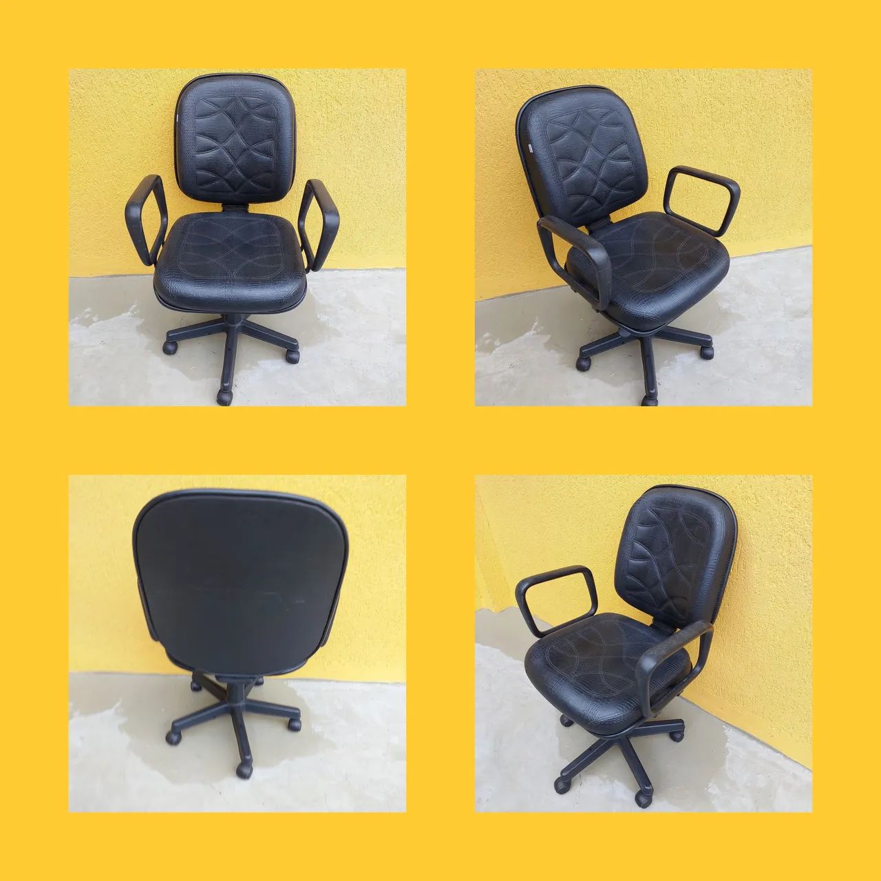 Cadeira escritorio com braços 