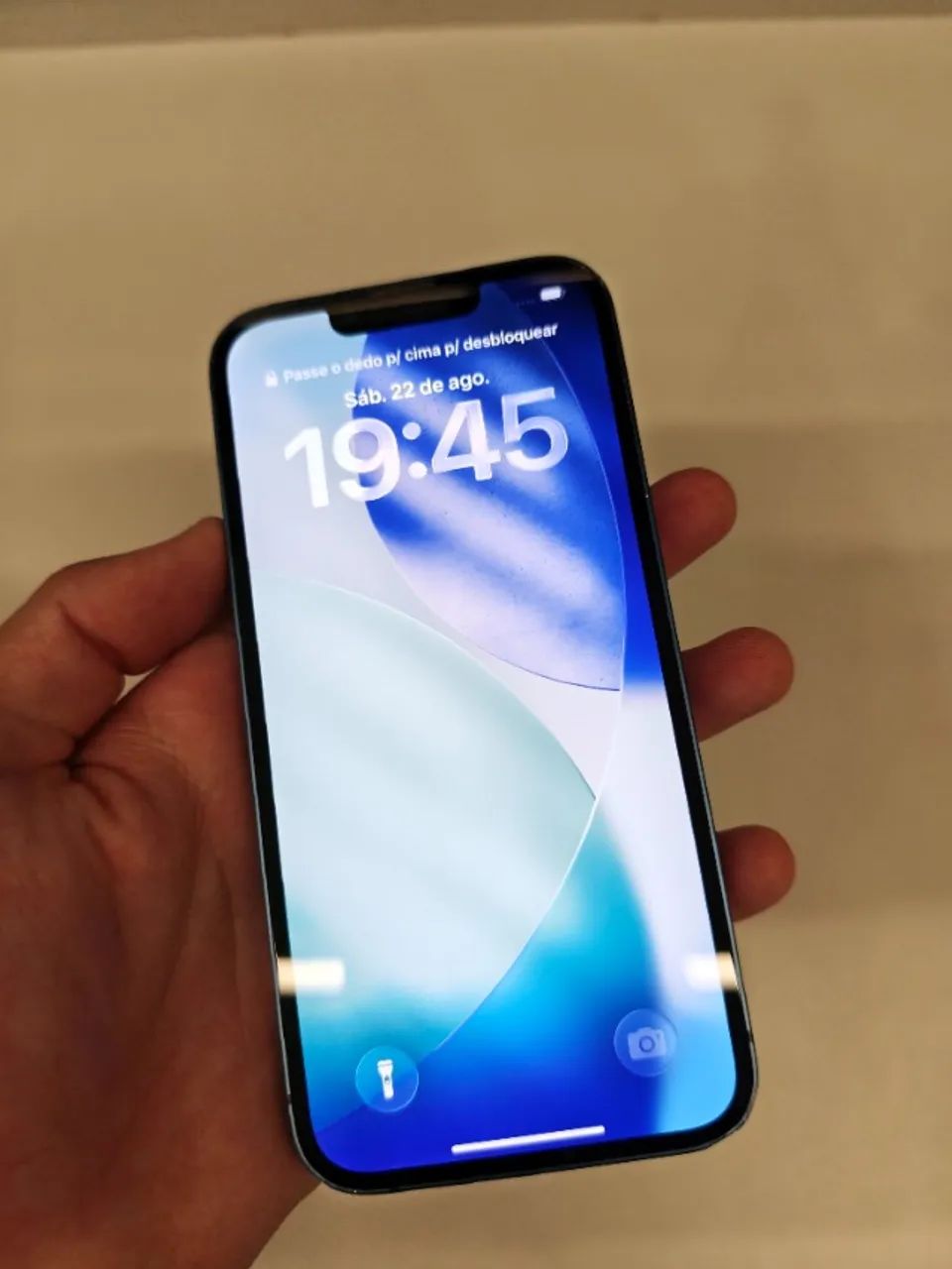 iPhone 13 Azul 128GB Bateria Nova 100% com Caixa e Cabo