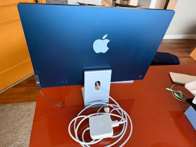 Imac 24 Polegadas Azul  - Chip M1  - Super Novo - Foto 4