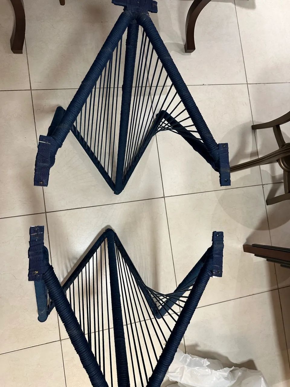 Pé de mesa em corda nautica. - Foto 3