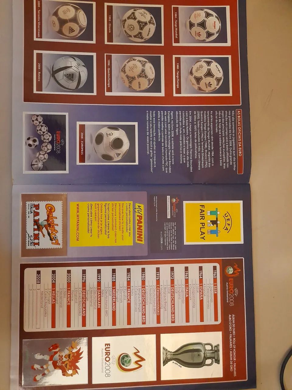 Album UEFA Euro 2008 - Jogos de Vídeo Game - Bela Vista, Brotas