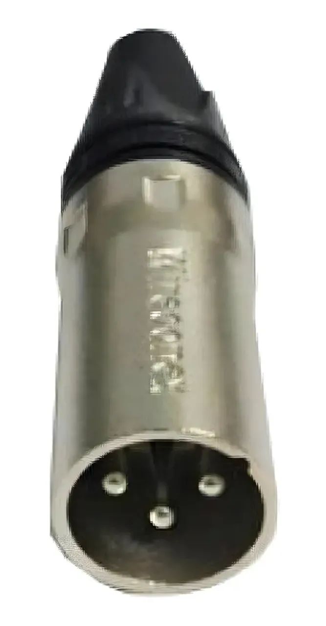 Plug Conector De Linha Xlr Macho Wireconex Profissional
