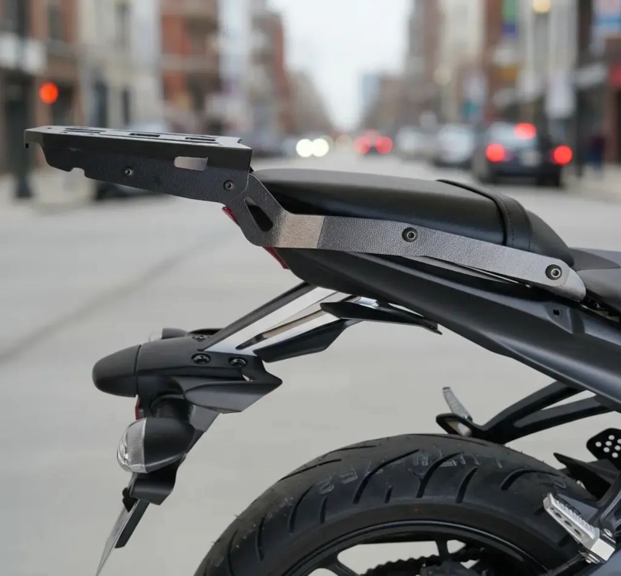 Bagajeiro Traseiro De Aço Para Baú Yamaha Mt07 2019-2025 - Foto 2