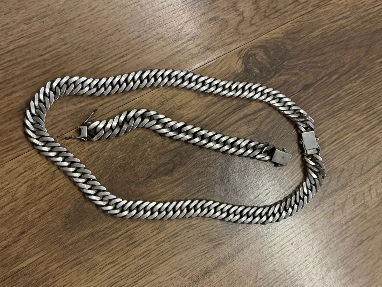 Corrente e pulseira de prata 925