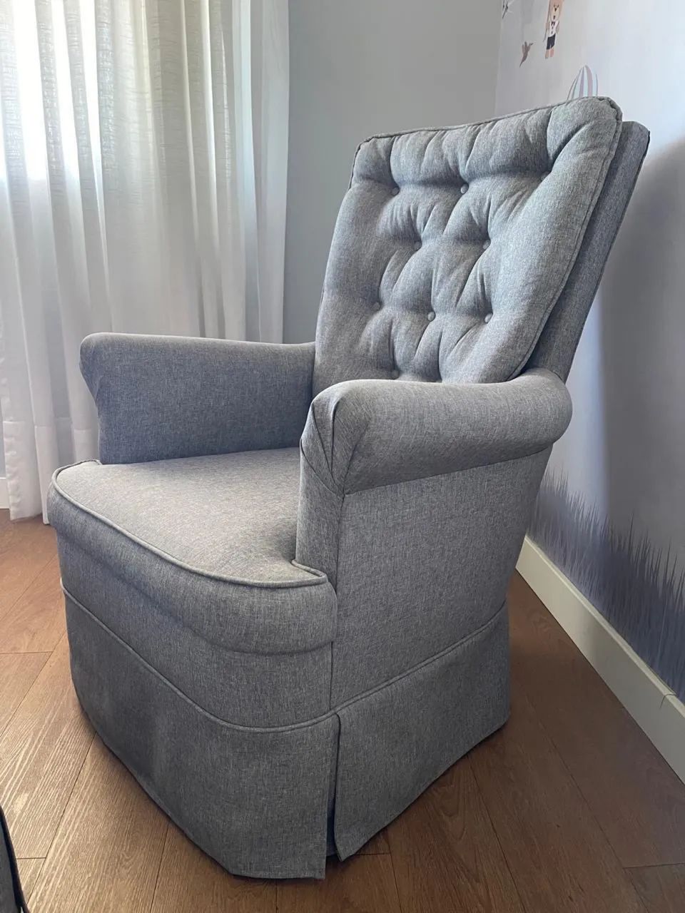 Poltrona balanço Liz Bella com Puff