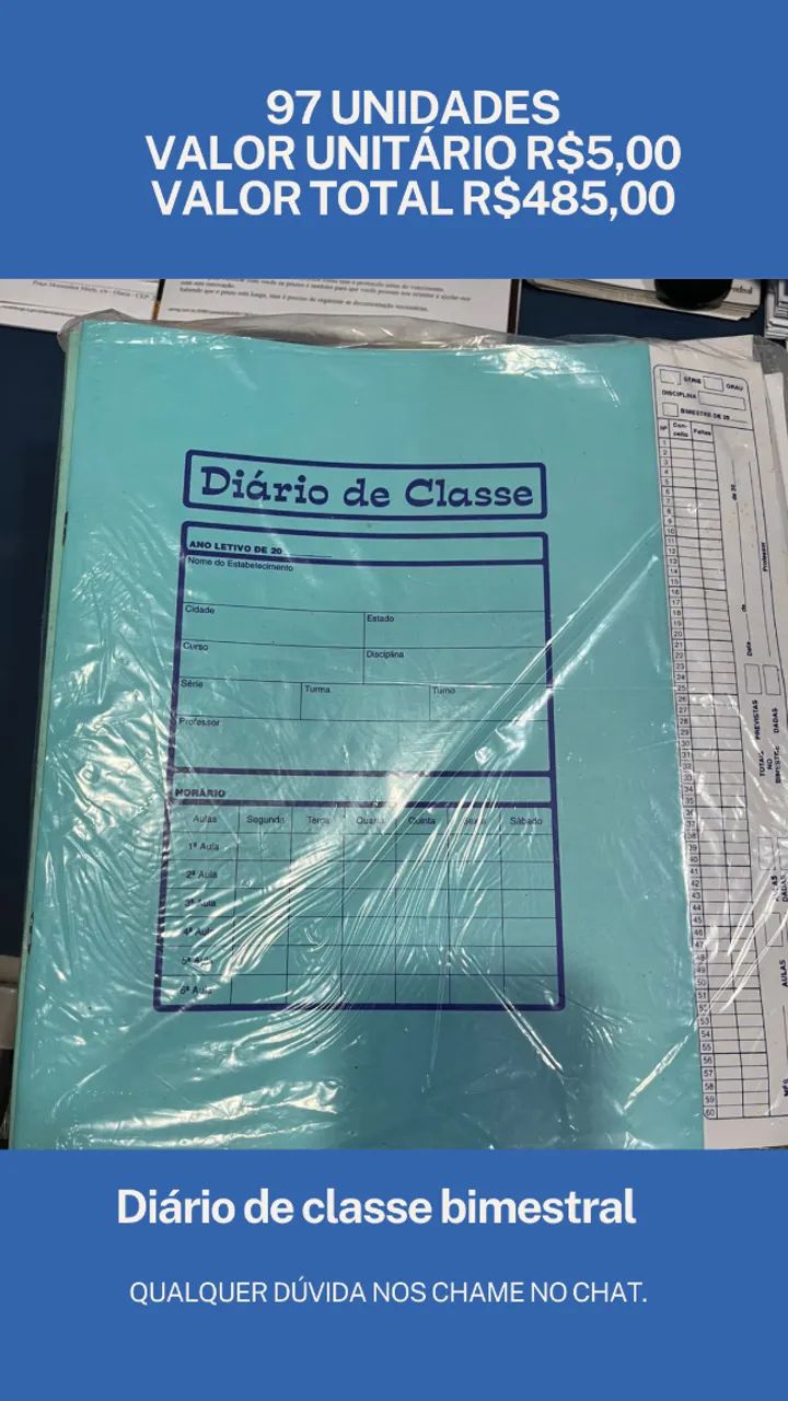 DIÁRIOD E CLASSE BIMESTRAL
