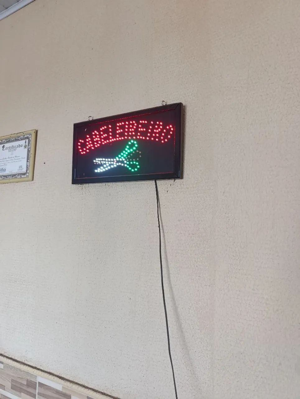 Painel Letreiro de Led (Aberto)